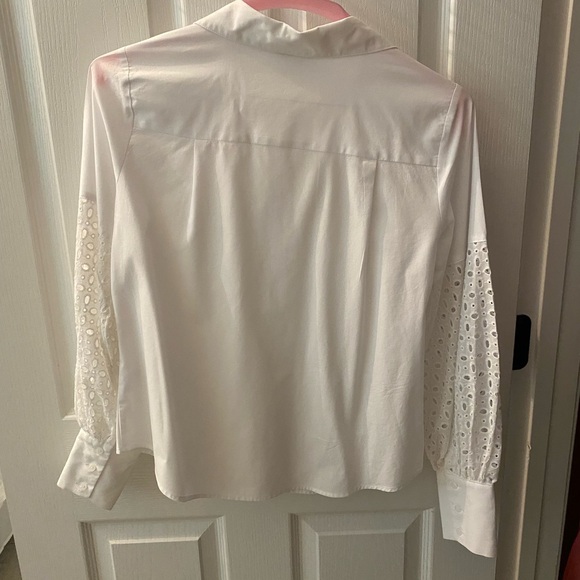 White Nine West Blouse - Picture 2 of 3